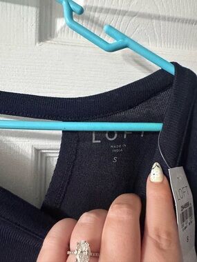 LOFT navy  Sleeveless Top - Small